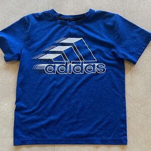 Adidas Kids Bold Blue Logo Tee